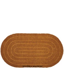 Deurmat Binnen, Kokos Droogloopmat - Oval - Bruin