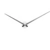 Karlsson Wandklok LBT Sharp - Wit - Ø77,5cm -Huisdecoratie 04a5f10c73fc4d30a53b1f1715ae886a