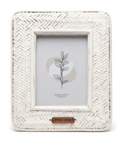 Fotolijst 13x18 Staand, Wanddecoratie - Braided - Wit -