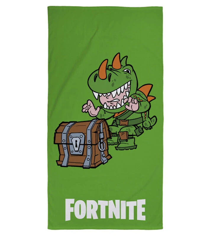 Fortnite Rex Strandhanddoek Groen 3 Fortnite Rex Strandhanddoek Groen