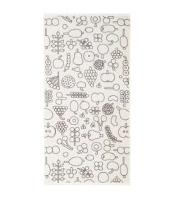Iittala Oiva Toikka Collection Badhanddoek 70 X 140 Cm Frutta Grijs