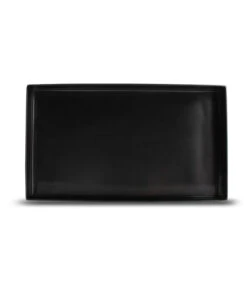 Opbergbak 28x16xH3cm Geborsteld Zwart Vanity -Huisdecoratie 120f4249866e4a718a22e9acc6ebb1ad