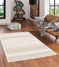 Ottawa Stripes Binnen & Buiten Flatweave Tapijt -Huisdecoratie 1366b5d1371f4f7da770e3943867e2f7