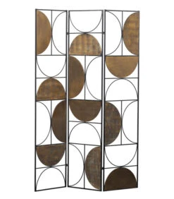 BePureHome Passage Kamerscherm - Metaal - Antique Brass - 180x137x1