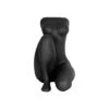 PRESENT TIME Bloempot Sitting Lady - Polyresin - Zwart - 22x28x37cm -Huisdecoratie 16247ad2c7724794b01d84bfba4fa556