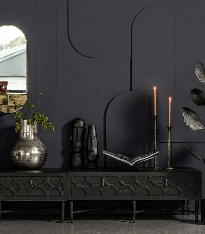 BePureHome Look A Like Spiegel - Antique Brass - 83x36x20 5 BePureHome Look A Like Spiegel - Antique Brass - 83x36x20 - Afbeelding 3