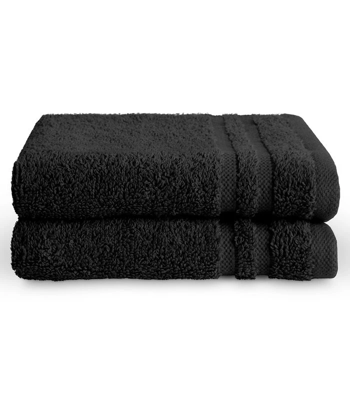 Gastendoekjes 30x50 Cm Zwart - 6 Stuks 3 Gastendoekjes 30x50 Cm Zwart - 6 Stuks