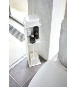 Yamazaki Slim Toilet Rack - Tower - White 9 Yamazaki Slim Toilet Rack - Tower - White -Huisdecoratie 20ad52f0e3994eb19dca339c53cef86b