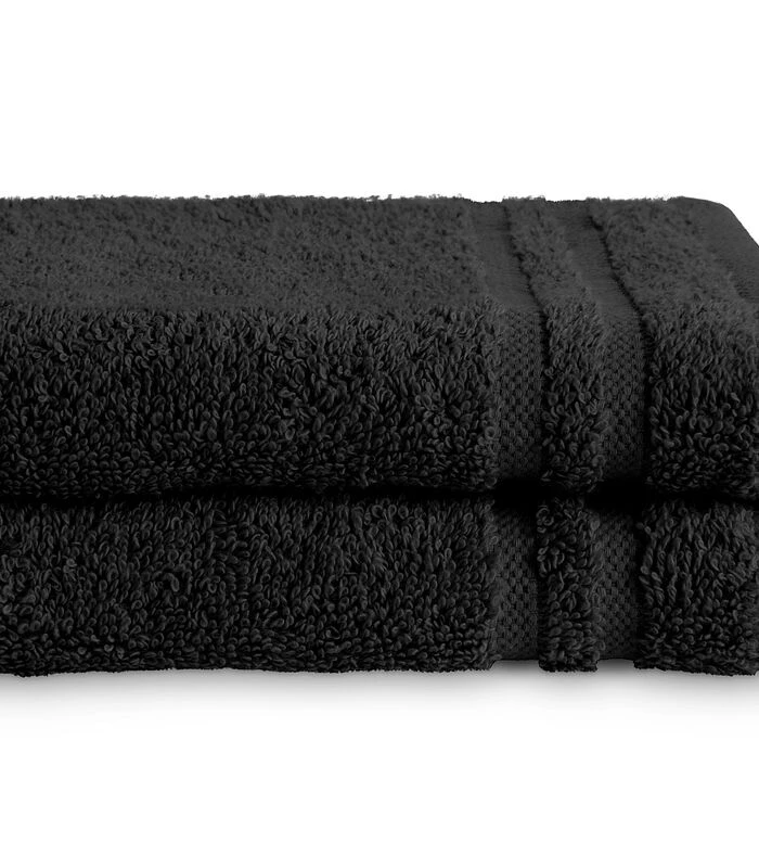 Gastendoekjes 30x50 Cm Zwart - 6 Stuks 4 Gastendoekjes 30x50 Cm Zwart - 6 Stuks - Afbeelding 2