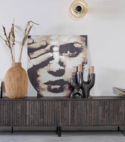 Exclusive Don Kaarsenstandaard - Metaal - Zwart - 40x30x12 -Huisdecoratie 2544b681c60d42d7923c851aec042c82