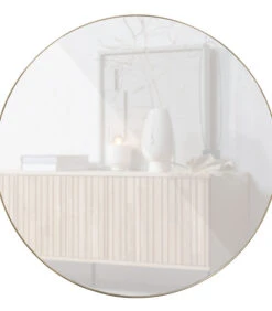 Doutzen Spiegel - Metaal - Goud - 115x115x5