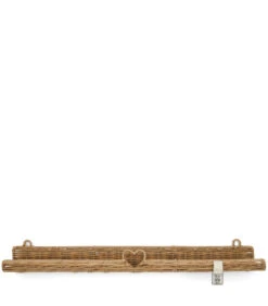 With Love Rattan Wandplankje - Woondecoratie - 60cm