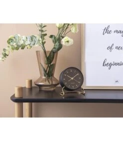 Karlsson Wekker Stylish Numbers - Zwart - Ø9x11cm -Huisdecoratie 2f92d96cd79a489f8c6832e5a84e4628