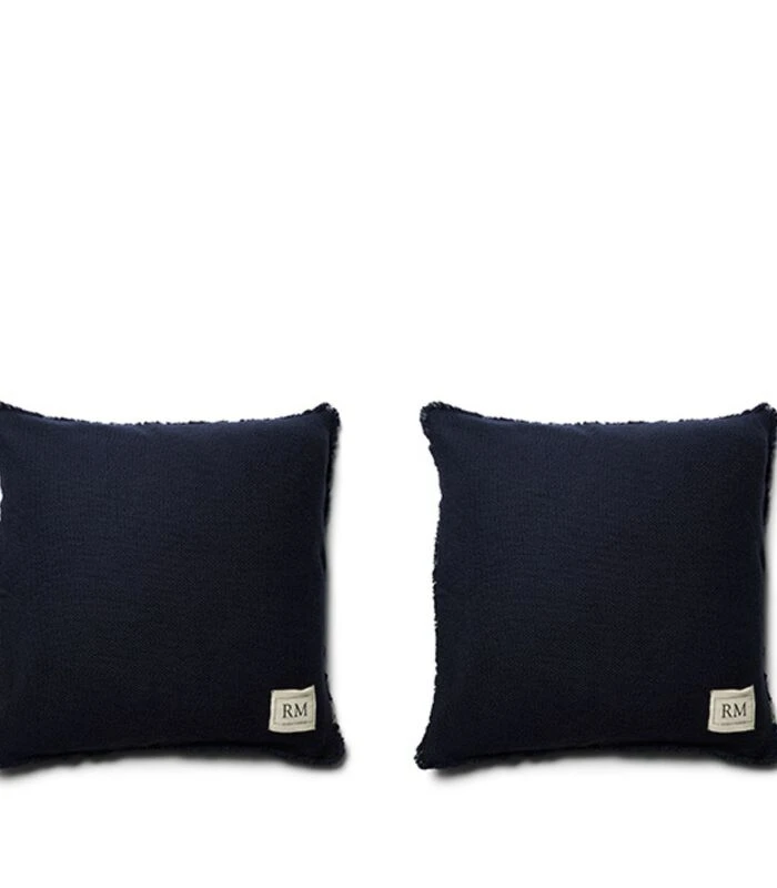 Sierkussen 60x60, Deco Kussens Incl. Binnenkussen - Blauw - 2 Stuks 3 Sierkussen 60x60, Deco Kussens Incl. Binnenkussen - Blauw - 2 Stuks