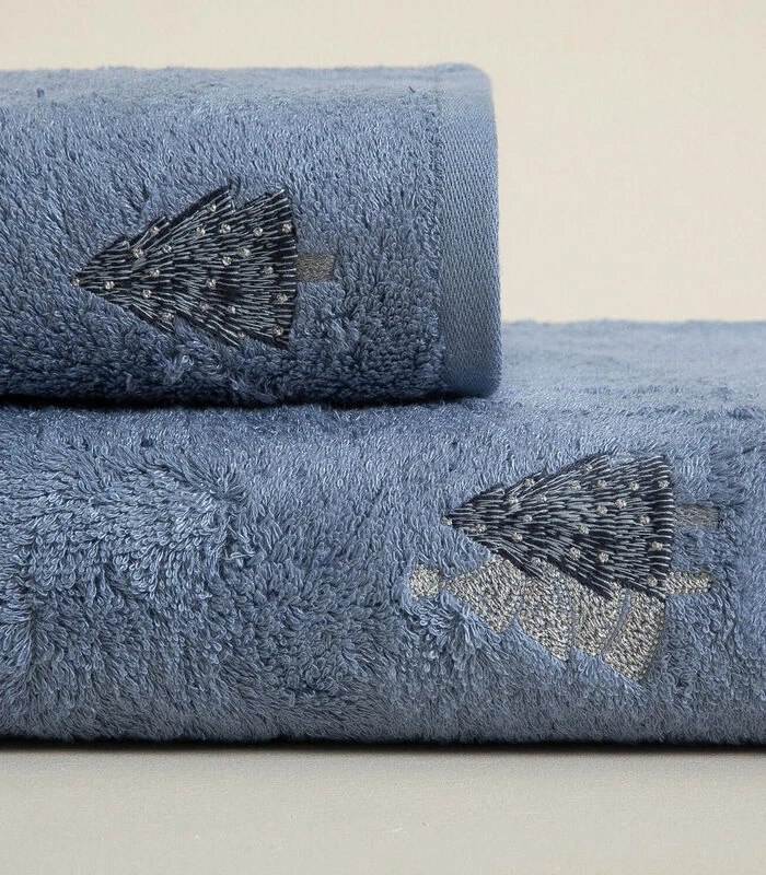 Handdoek Feixe 30x50 Cm Azuki Blauw 6 Handdoek Feixe 30x50 Cm Azuki Blauw - Afbeelding 4