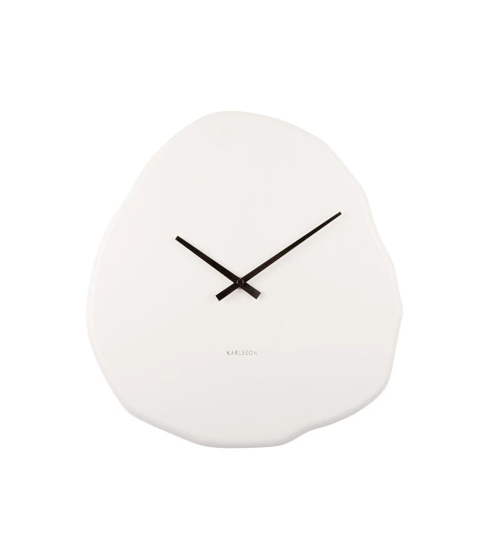 Karlsson Wandklok Organic Round - Wit - 35x2x38cm 3 Karlsson Wandklok Organic Round - Wit - 35x2x38cm
