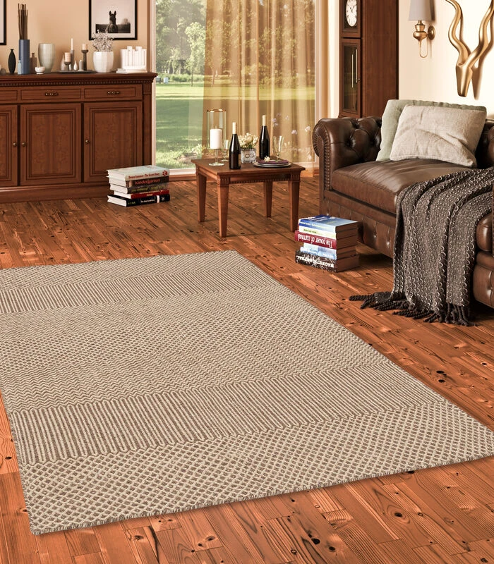 Natuur Tapijt Wol Rana Melange 4 Natuur Tapijt Wol Rana Melange - Afbeelding 2