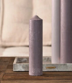 Stompkaars RM Rustic Paars - 7x30 Cm -Huisdecoratie 425d768afc2c48b380f2ab2990ec1dea