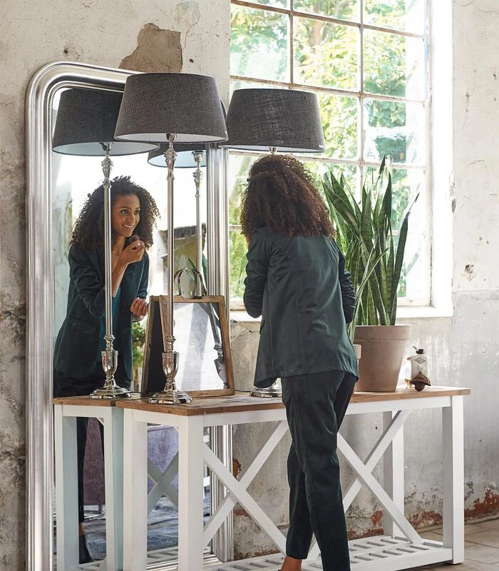 Spiegel Staand - Place Vendôme Mirror - 100x220 Cm - Zilver 5 Spiegel Staand - Place Vendôme Mirror - 100x220 Cm - Zilver - Afbeelding 3