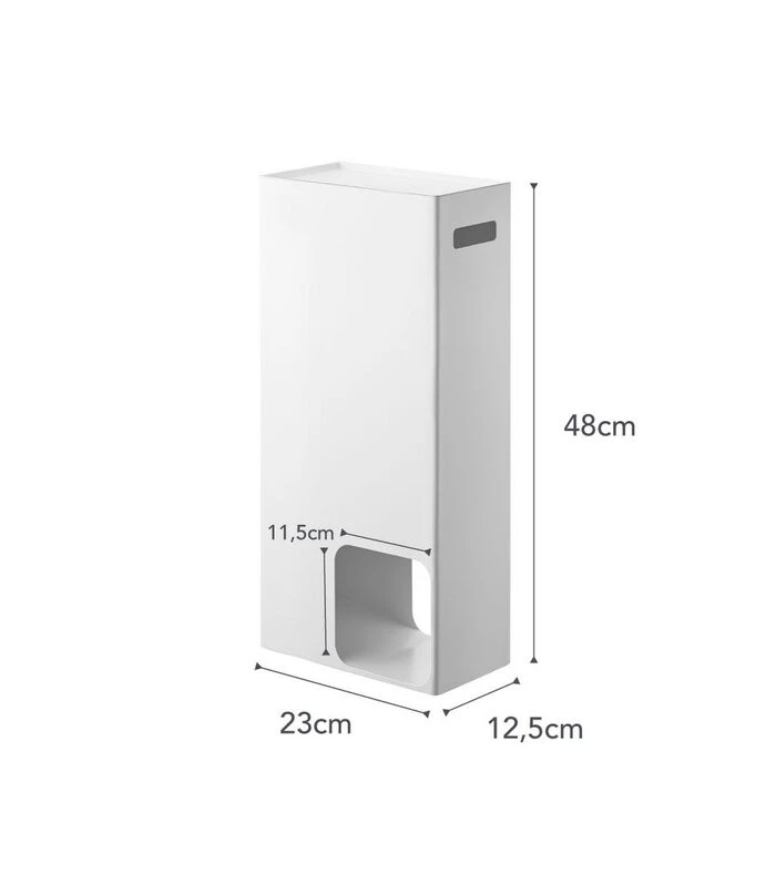 Yamazaki Toilet Paper Stocker - Tower - White 7 Yamazaki Toilet Paper Stocker - Tower - White - Afbeelding 5
