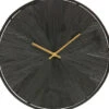 Exclusive Valentino Wandklok - Hout - Zwart - 42x42x5 -Huisdecoratie 57042bb746304ebe93d7b1bf2dea1dba