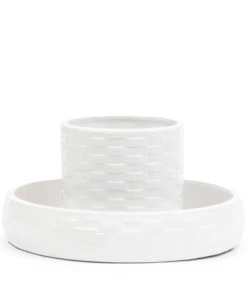 Bloempot Voor Binnen Wit - Classic Double Planter