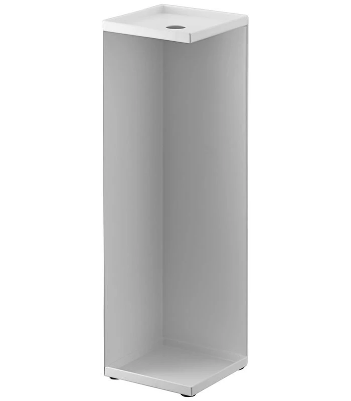 Yamazaki Toiletpaper Holder Closed - Tower - White 4 Yamazaki Toiletpaper Holder Closed - Tower - White - Afbeelding 2