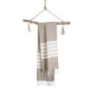 Fouta / Hamamdoek - Sunshade Happiness Taupe 1 Fouta / Hamamdoek - Sunshade Happiness Taupe -Huisdecoratie 5a5161ba2229413fbdb2eb5541ad8801