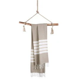 Fouta / Hamamdoek - Sunshade Happiness Taupe