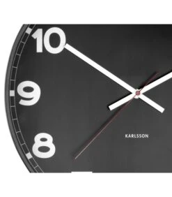 Karlsson Wandklok New Classic - Medium - Zwart - Ø40,6cm -Huisdecoratie 5b63565a939e498385ff51ea13d69d7f