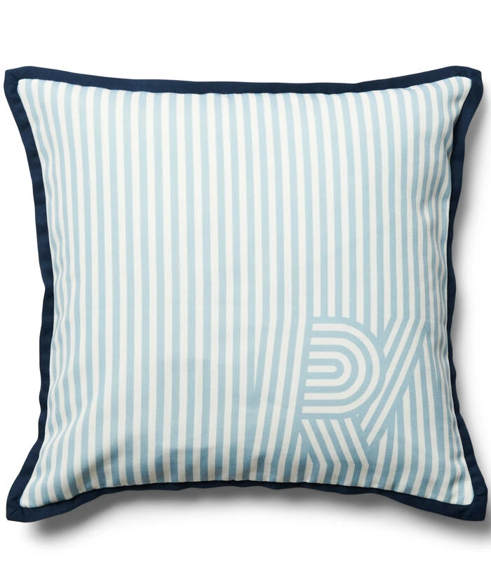 Kussenhoes, Kussensloop 50x50, Gestreept - Santa Barbara - Blauw 3 Kussenhoes, Kussensloop 50x50, Gestreept - Santa Barbara - Blauw