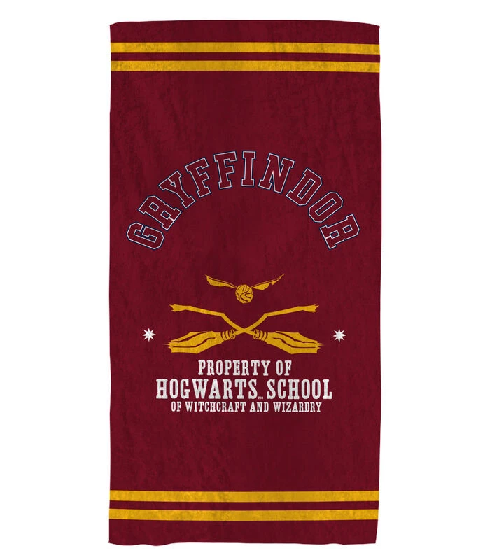 Harry Potter Strandlaken Met Fluwelen Opdruk 100% Katoen, QUIDDITCH TEAM 3 Harry Potter Strandlaken Met Fluwelen Opdruk 100% Katoen, QUIDDITCH TEAM