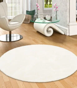 Vloerkleed Luxe Shaggy Tapijt Fluweel Rond -Huisdecoratie 6109bf2af7e945b1a48114a4ddddddc8