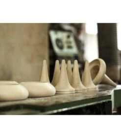 TOUPIE - Tafelklok Van Hout En Beton Met Blauwe Wijzers -Huisdecoratie 649151476a6e46dd85a919c5e7f9b0da