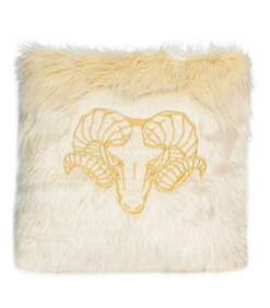 Kussen In Wit Imitatiebont