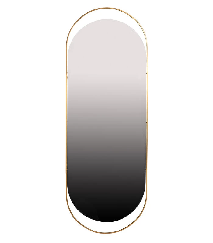 WOOOD Sanou Passpiegel Ovaal XL - Ijzer - Antique Brass - 168x60x1 3 WOOOD Sanou Passpiegel Ovaal XL - Ijzer - Antique Brass - 168x60x1