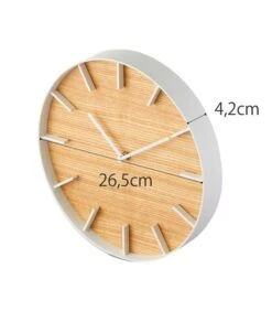 Yamazaki Wall Clock - Rin - Beige -Huisdecoratie 689bddd7f4ce44088e56001abe5be576