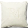 Kussenhoes, Kussensloop 50x50, Sierkussen RM Logo - Monogram - Wit - -Huisdecoratie 69763335b0bf4e0da0c61fa9f6312c0e