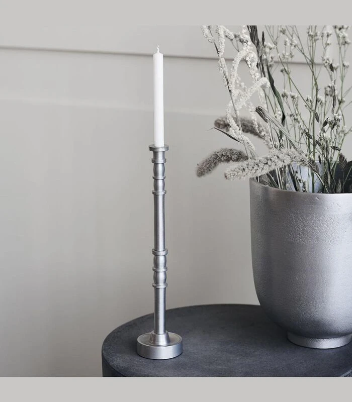 House Doctor Kaarsenhouder - Jersey - Geoxideerd Zilver 4 House Doctor Kaarsenhouder - Jersey - Geoxideerd Zilver - Afbeelding 2