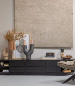 WOOOD Arda Plantenpot - Metaal - Toffee - 48x20x20 -Huisdecoratie 6e9b054e82b0474dab49b5c2643edf5d