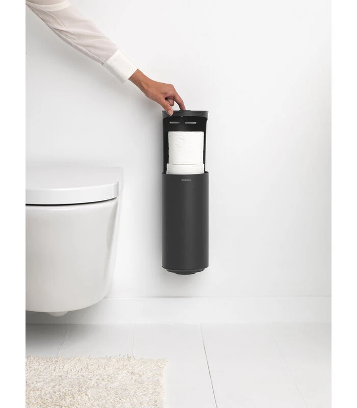 Brabantia MindSet Reserverolhouder - Mineral Infinite Grey 5 Brabantia MindSet Reserverolhouder - Mineral Infinite Grey - Afbeelding 3