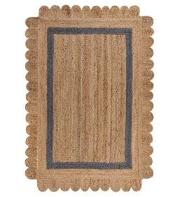 Jute Woonkamertapijt FLOWER JUTE