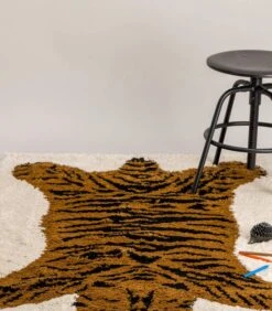 Kindertapijt Shaggy Tijger -Huisdecoratie 7a4a81ba83c1431aafbc9b10362bb00f
