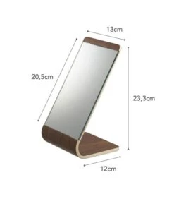 Yamazaki Standing Mirror - Rin - Brown 7 Yamazaki Standing Mirror - Rin - Brown -Huisdecoratie 7c64114757ce4deb94bc78ad82d96e08