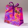 Geschenkentas Pink FloraL18 X H 18 X P 10 Cm Envfleurs
