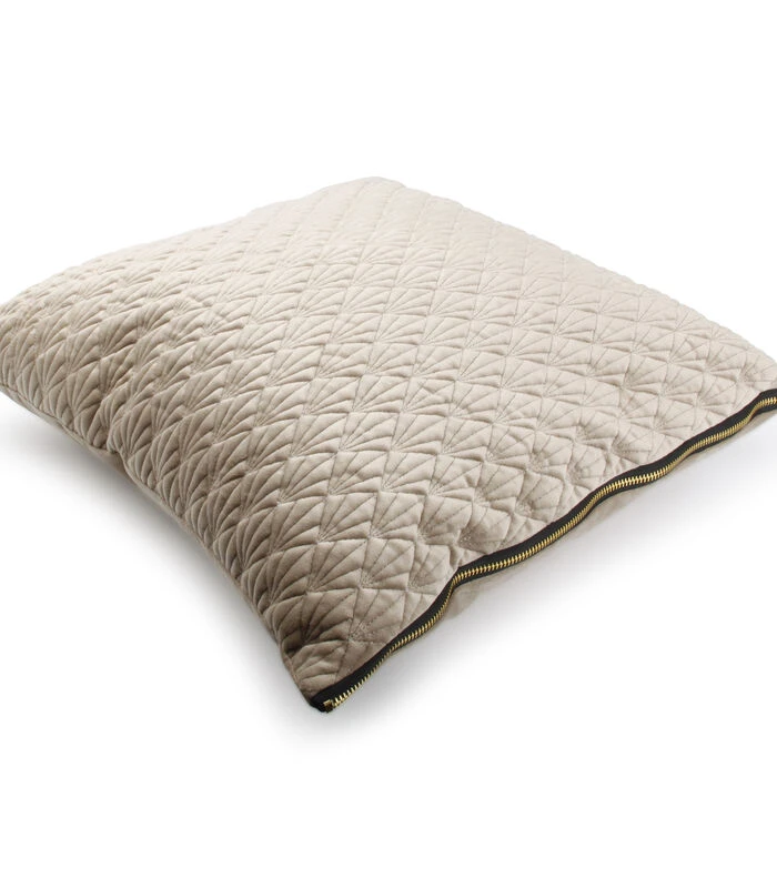 Kussen 45x45cm Velvet Taupe Snooze 4 Kussen 45x45cm Velvet Taupe Snooze - Afbeelding 2
