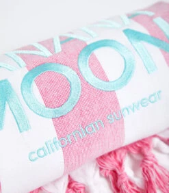 Banana Moon Aissia Marbella Roze Gestreepte Fouta -Huisdecoratie 8088c6cb5ba1436494a6583721898846