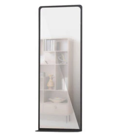 WOOOD Cliff Passpiegel - Metaal - Zwart - 130x50x10 -Huisdecoratie 81d72715820c4c188dfba0934ee8db57