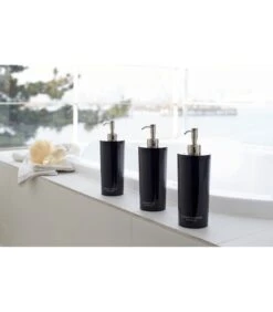 Yamazaki 2-way Pump Dispenser Round - Tower - Black -Huisdecoratie 8d3ccc3c592f46f5a9e9bbfacc2a318b