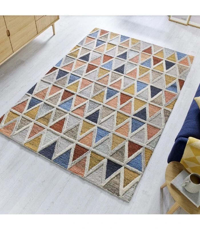 Vloerkleed Van Zuivere Wol MORETO 3 Vloerkleed Van Zuivere Wol MORETO